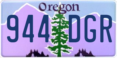 OR license plate 944DGR