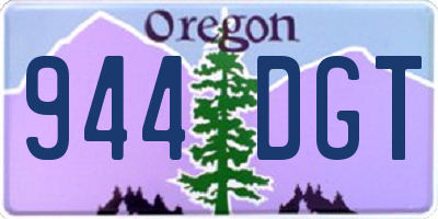 OR license plate 944DGT