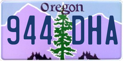 OR license plate 944DHA
