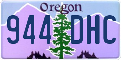 OR license plate 944DHC