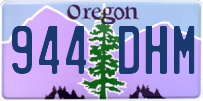 OR license plate 944DHM