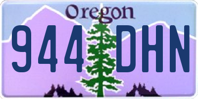 OR license plate 944DHN