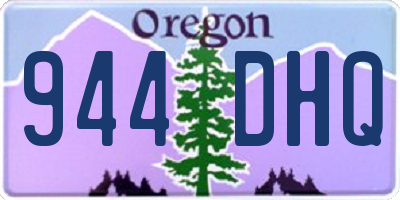 OR license plate 944DHQ