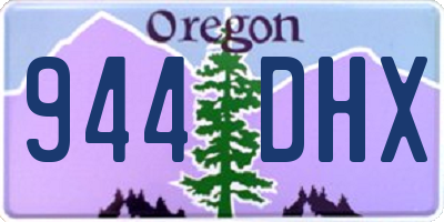 OR license plate 944DHX