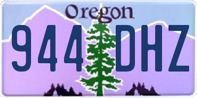 OR license plate 944DHZ