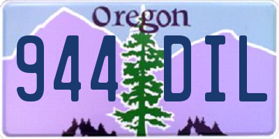 OR license plate 944DIL