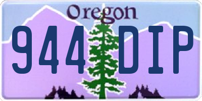 OR license plate 944DIP