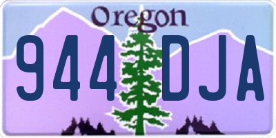 OR license plate 944DJA