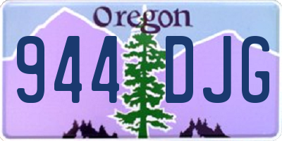 OR license plate 944DJG