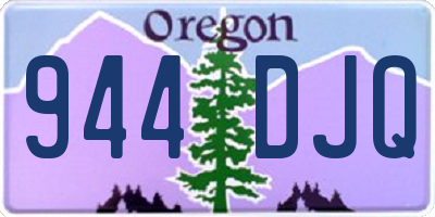 OR license plate 944DJQ