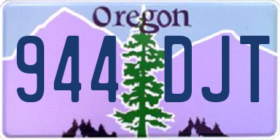 OR license plate 944DJT