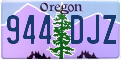 OR license plate 944DJZ
