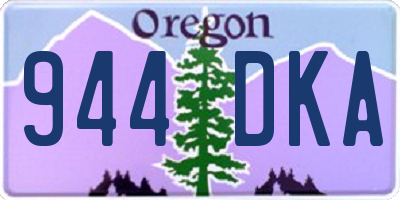 OR license plate 944DKA