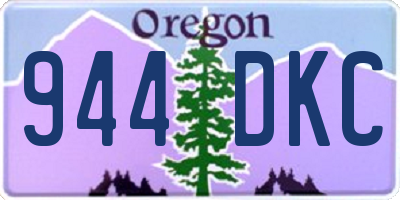 OR license plate 944DKC