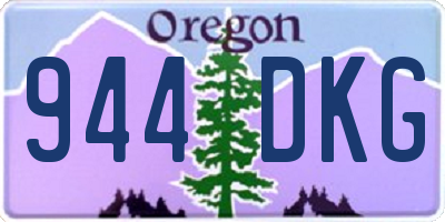 OR license plate 944DKG