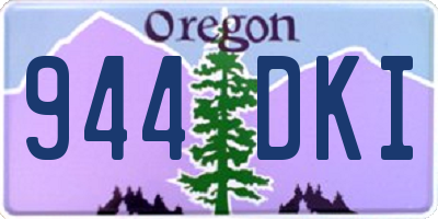 OR license plate 944DKI