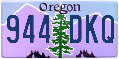 OR license plate 944DKQ