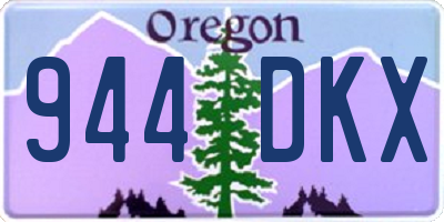 OR license plate 944DKX