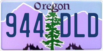 OR license plate 944DLD