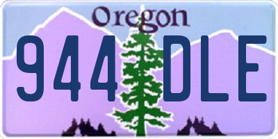 OR license plate 944DLE