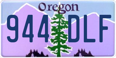 OR license plate 944DLF