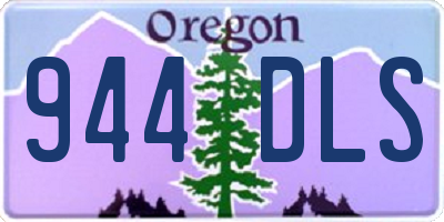 OR license plate 944DLS