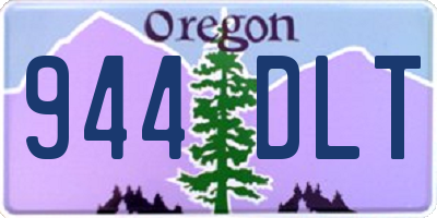 OR license plate 944DLT