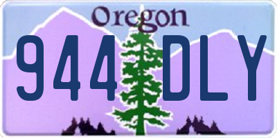 OR license plate 944DLY