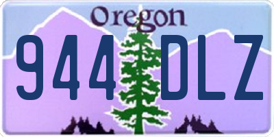 OR license plate 944DLZ