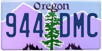 OR license plate 944DMC