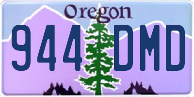 OR license plate 944DMD