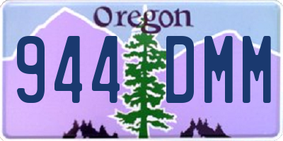 OR license plate 944DMM