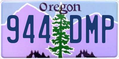 OR license plate 944DMP
