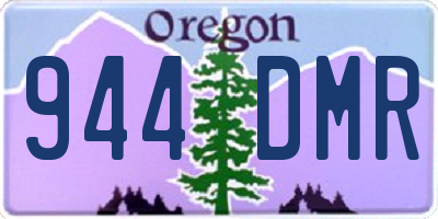 OR license plate 944DMR