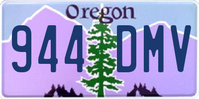 OR license plate 944DMV