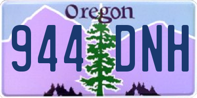 OR license plate 944DNH