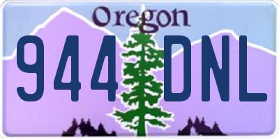OR license plate 944DNL