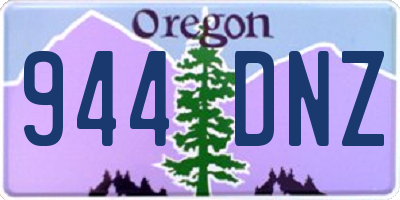OR license plate 944DNZ