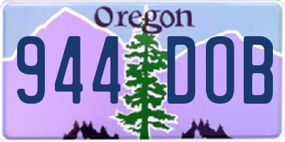 OR license plate 944DOB