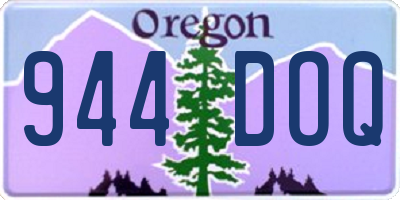OR license plate 944DOQ