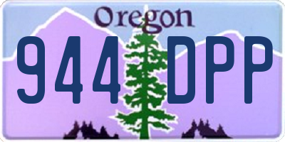 OR license plate 944DPP