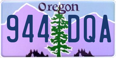 OR license plate 944DQA