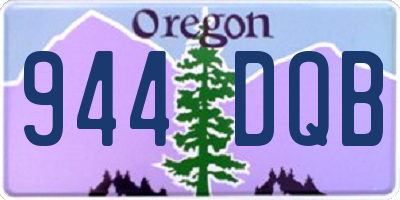 OR license plate 944DQB