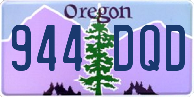 OR license plate 944DQD