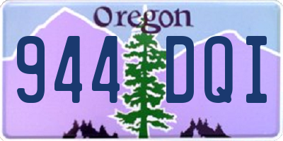 OR license plate 944DQI