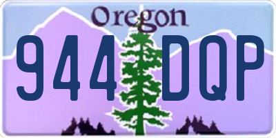 OR license plate 944DQP