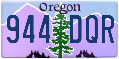 OR license plate 944DQR