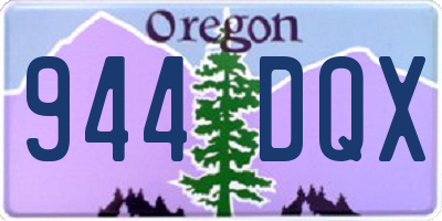 OR license plate 944DQX