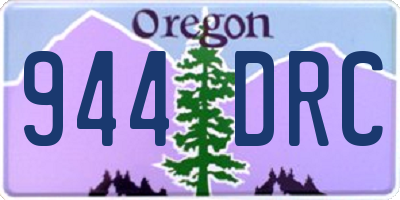 OR license plate 944DRC