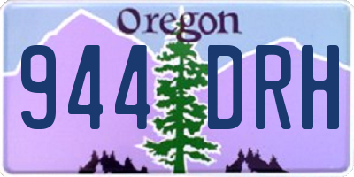 OR license plate 944DRH